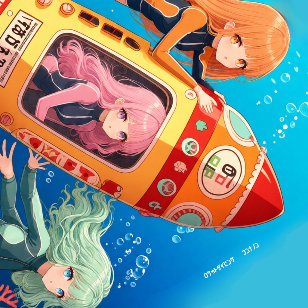 ロケットダイビング – コンナノコ, conaco, nanako, nocco